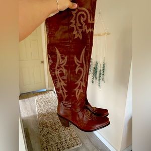 Women’s Knee High Cowboy Boots